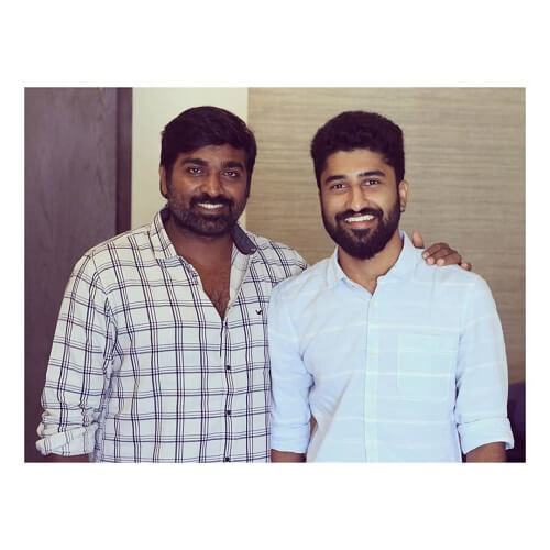 Vj Agni with Vijay Sethupathi