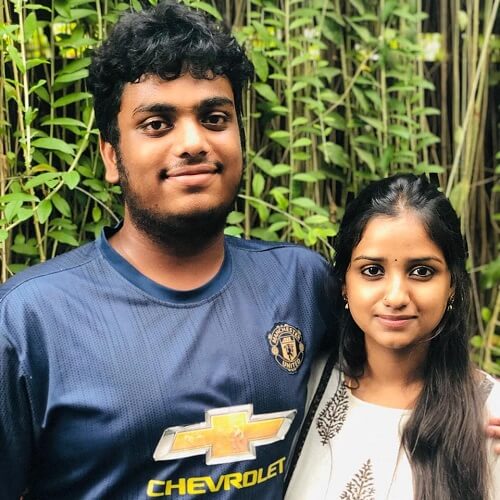 Vanathi Suresh With her Brother