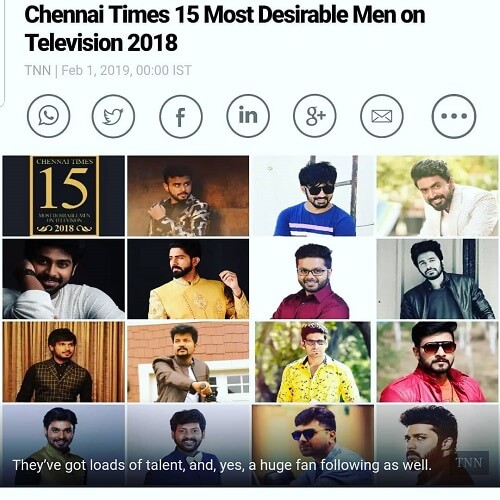 Darshan 15 Most desirable Men in 2018