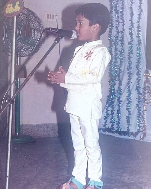 Vijay TV Bj Bala Childhood Photo