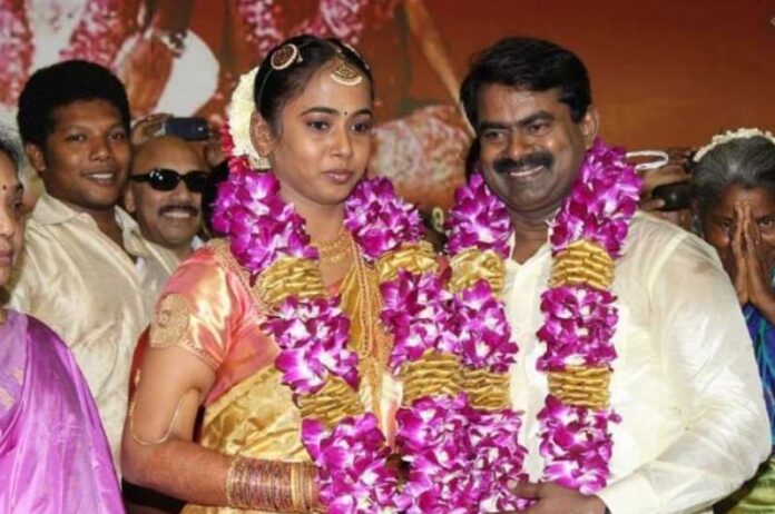 kayalvizhi seeman wife